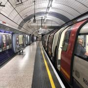 A stock picture of the Jubilee line