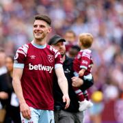 Declan Rice could be the first West Ham captain since Bobby Moore in 1965 to lift a trophy  Picture: PA