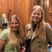 Lorna Russell with Cllr Siân Berry hoped to double the Green Party opposition in Camden's council chamber