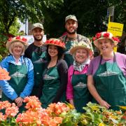 The Highgate Horticultural Society at a previous Fair in the Square