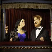 Harry and Meghan in Idiots Assemble Spitting Image The Musical at The Phoenix Theatre
