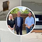 Michael Gove, secretary of state for housing, visited homeowners at 53 Agar Grove, Camden, last month, where he was said to be 'disgusted' by what he saw. Insurer Acasta has now been placed under investigation by the FCA