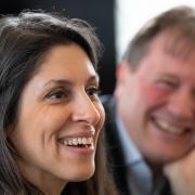 Nazanin Zaghari-Ratcliffe and her husband Richard. He and Hampstead and Kilburn MP Tulip Siddiq have hit out at the Government over its response to a report on state hostage taking