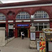 A person died after a casualty on the track at Belsize Park station