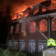 Firefighters tackled a fire at The Towers in The Bishops Avenue, in July