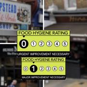 Five places in Camden were scored 0/5 or 1/5 in food hygiene inspections