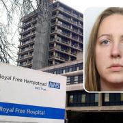 The Royal Free Hospital was approached by the Countess of Chester Hospital where Lucy Letby (inset)murdered seven babies