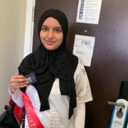 Jowira Bakr was living in a hotel in Whetstone when she found out she aced her GCSEs at Hampstead School