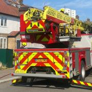 Firefighters were called to a Cricklewood house fire