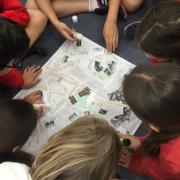 Year 6 children at Christ Church school, Hampstead, taking part in a workshop (Image: Francesca Agostini)