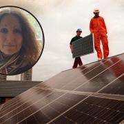Debbie Bourne suggests whole streets get together and put solar panels on their roofs (Image: PA)