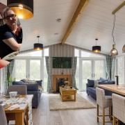 Bridget Galton stayed in a luxury Willerby lodge on a holiday park near Lowestoft similar to the one pictured here and enjoyed the pubs and waterways of the southern Broads