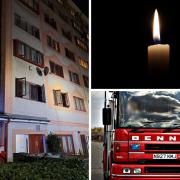 A blaze in Jerome Crescent, St John's Wood, was caused by a candle