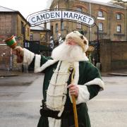 Festive fun at Camden Market includes DJs and roaming musicians in North Yard and a Santa's Grotto at Hawley Wharf