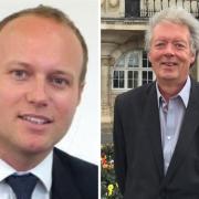 Barnet Conservative opposition leader Cllr Dan Thomas (left) and Labour council leader Cllr Barry Rawlings (right). Photos: Barnet Council