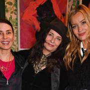 Sadie Frost, Collette Cooper and Laura Whitmore at the launch of Collette's Darkside of Christmas Album at The House of St Barnabus. Image: Dave Bennett