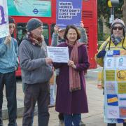 Environment campaigners hand petition to MP Catherine West