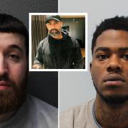 Kavak Ali (left) and Tejean Kennedy (right) kidnapped and killed Koray Alpergin (centre)