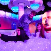 Wembley Park's new attraction Bubble Planet includes a giant ball pit which children and adults can enjoy.
