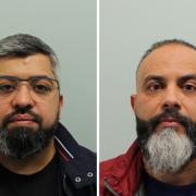 Convicted cash couriers Ali Al-Nawab, from Golders Green, and Mehdi Amrollahbibiyouki, from Finchley