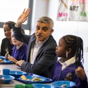 London Mayor Sadiq Khan is giving free school meals to primary schools for another year (Image: PA)