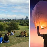 The Royal Parks have reminded visitors that lanterns are banned from Primrose Hill