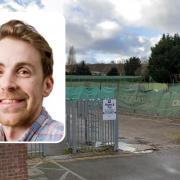 Cllr Luke Cawley-Harrison (inset) is furious that The new 5G mast will be built at Hornsey Cricket Club