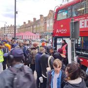 There were large queues at Golders Green during the last closure