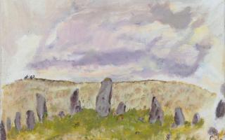 Standing Stones Ringmoor 2000 by Jean Jones