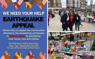 Turkish women in Muswell Hill came together over the weekend to run a fundraising event to support earthquake victims