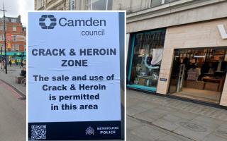 Bogus Camden Council posters claiming areas are 'crack and heroin zones' will be removed