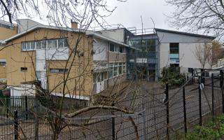 The outside of Highgate Wood School