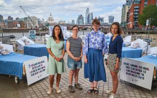 Jemima Hartshorn (far right) says more traffic schemes are needed to tackle London's air pollution problem