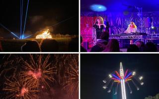 The fireworks at Alexandra Palace took place over the weekend