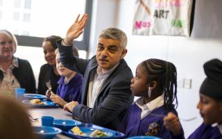 London Mayor Sadiq Khan is giving free school meals to primary schools for another year (Image: PA)