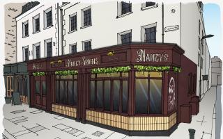 Artist's impression of Nancy Spains which opens in Curtain Road Shoreditch on March 15