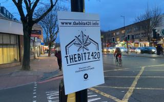 'TheBitz420' - this poster was seen in Holloway Road at the junction with Parkhurst Road on