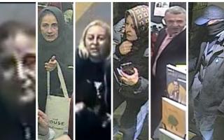 Police wish to speak to these six people after £200k of jewellery was stolen in Kings Cross