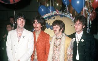 The Beatles pictured in 1967. Ringo Starr (middle right) married actress Barbara Bach at Old Marylebone Town Hall in 1981.